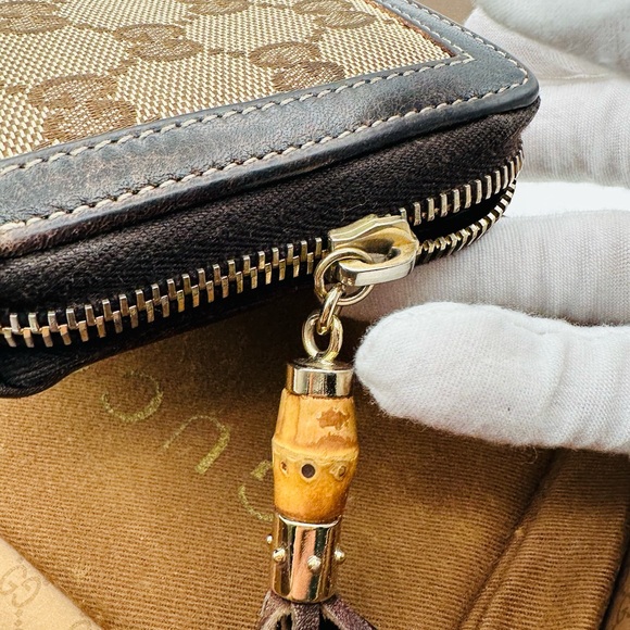 Gucci Beige and Dark Brown Wallet - Picture 8 of 10